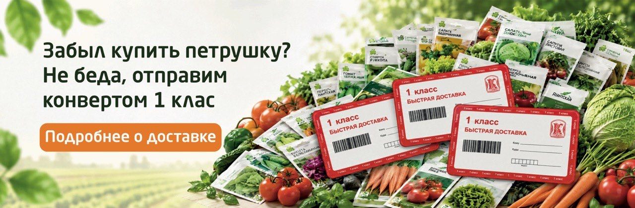 Забыл купить петрушку? Отправим конвертом 1 класс